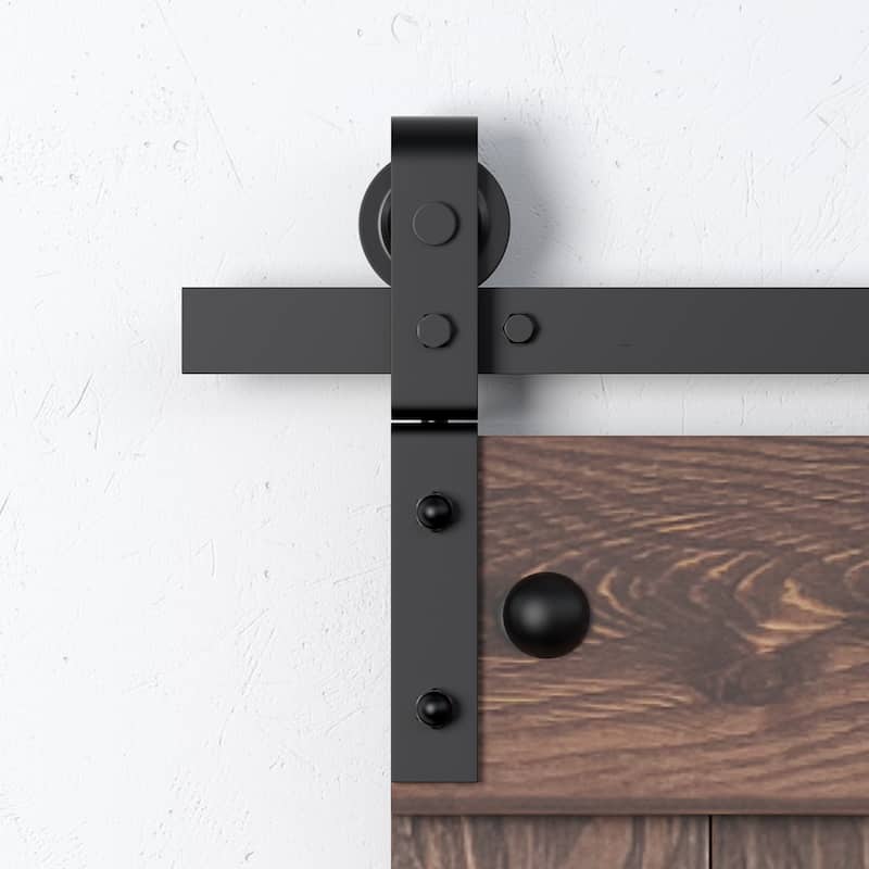 Coast Sequoia 30in./36in./48in./60in./72in. x 84in. Embossing Pine Wood Bi-Fold Barn Door With Sliding Hardware Kit