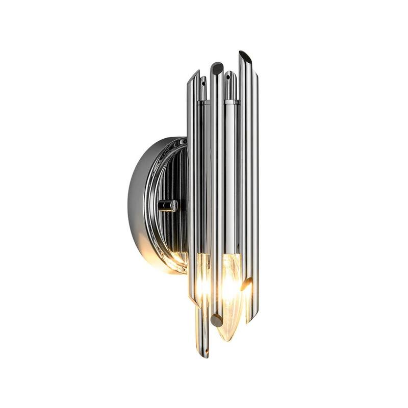 1-Light Modern Stylish Multiple Iron Tube Wall Lamp