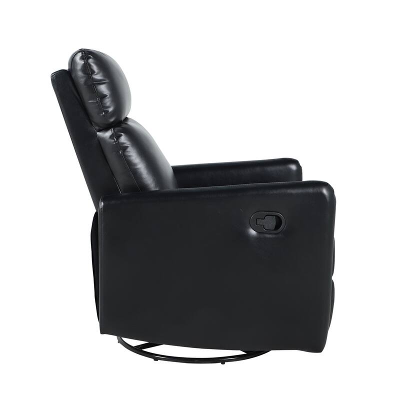 Lyle Manual Swivel Recliner with Metal Base