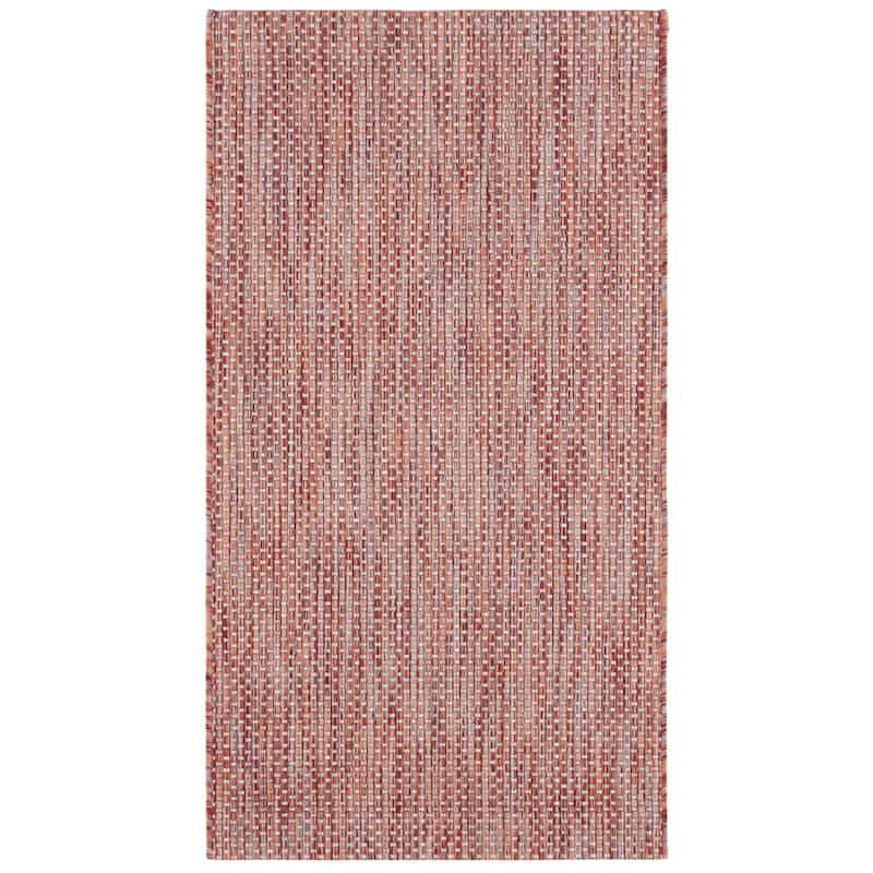 SAFAVIEH Courtyard Begajeta Indoor/Outdoor Waterproof Patio Backyard Rug.