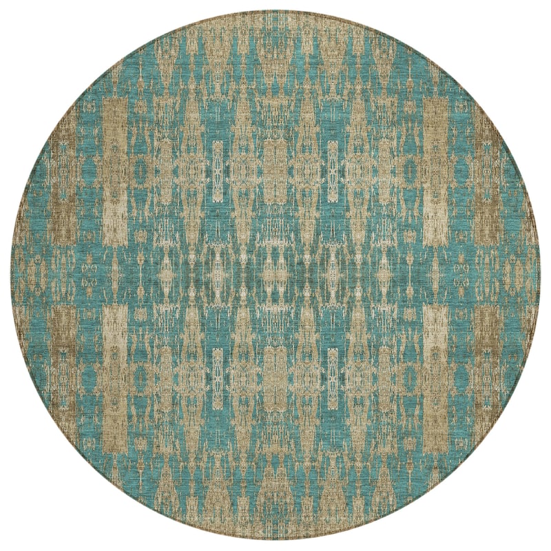 Machine Washable Indoor/ Outdoor Chantille Moroccan Boho Rug