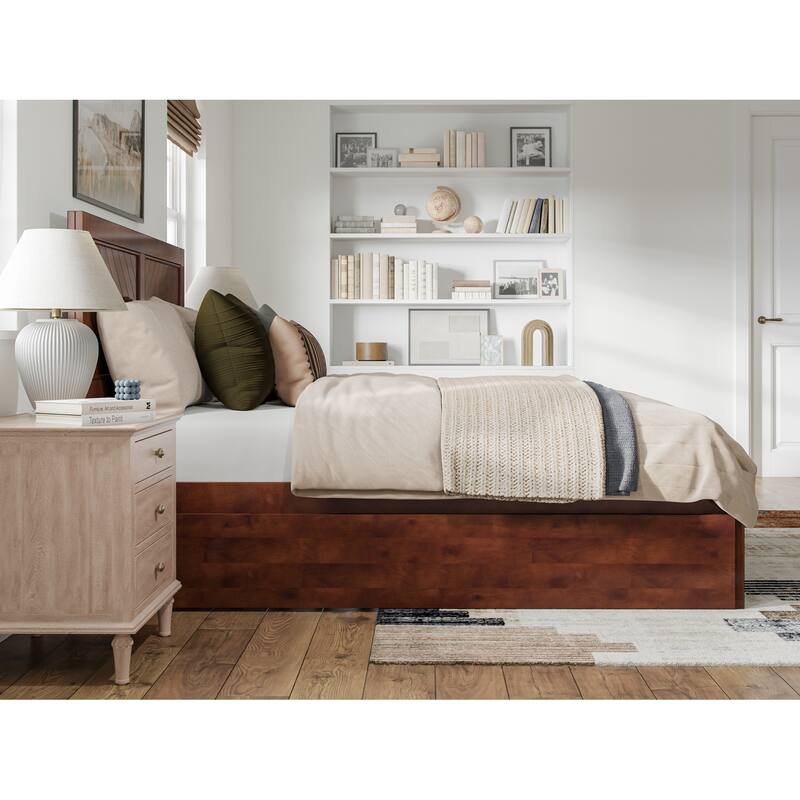 AFI, Canyon Platform Bed with Matching Footboard & Trundle