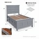 preview thumbnail 21 of 31, Furniture of America Saer 5-Piece Storage Platform Bedroom Set with USB Port