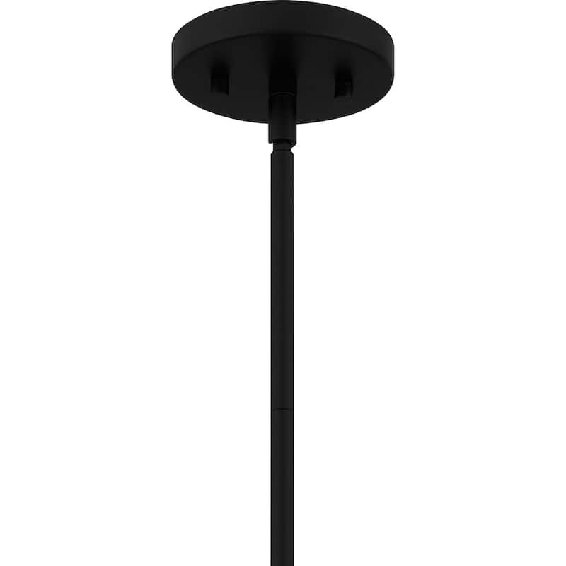 Quoizel Piccolo Pendant 1-Light Pendant in Matte Black