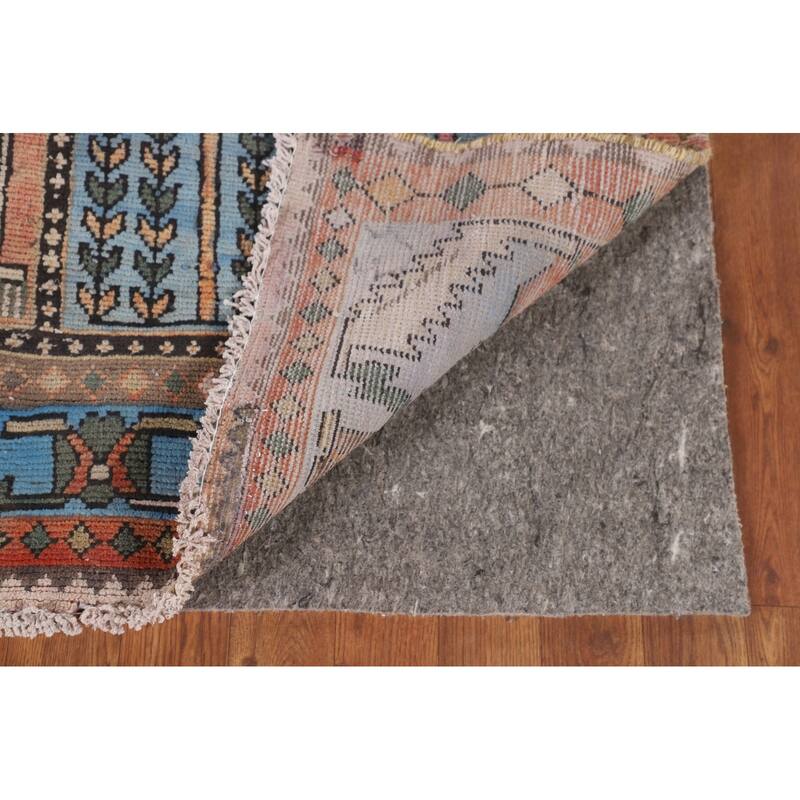 Garden Design Bakhtiari Persian Vintage Rug Handmade Wool Carpet - 6'4"x 9'5"