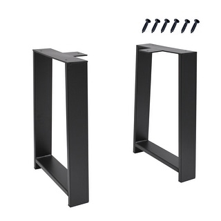 EACH LEG SOLD SEPARATELY Square Bar Raw Steel 20 Hairpin Legs Heavy Duty Bench Legs Industrial 