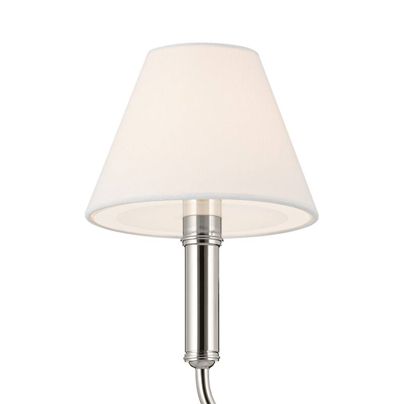 Eadie 51.5 Inch 6 Light Chandelier in Polished Nickel