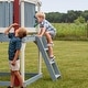 preview thumbnail 8 of 13, Backyard Discovery Beacon Heights Cedar Wooden Elevated Kids Playhouse - 6'3" x 10'0"