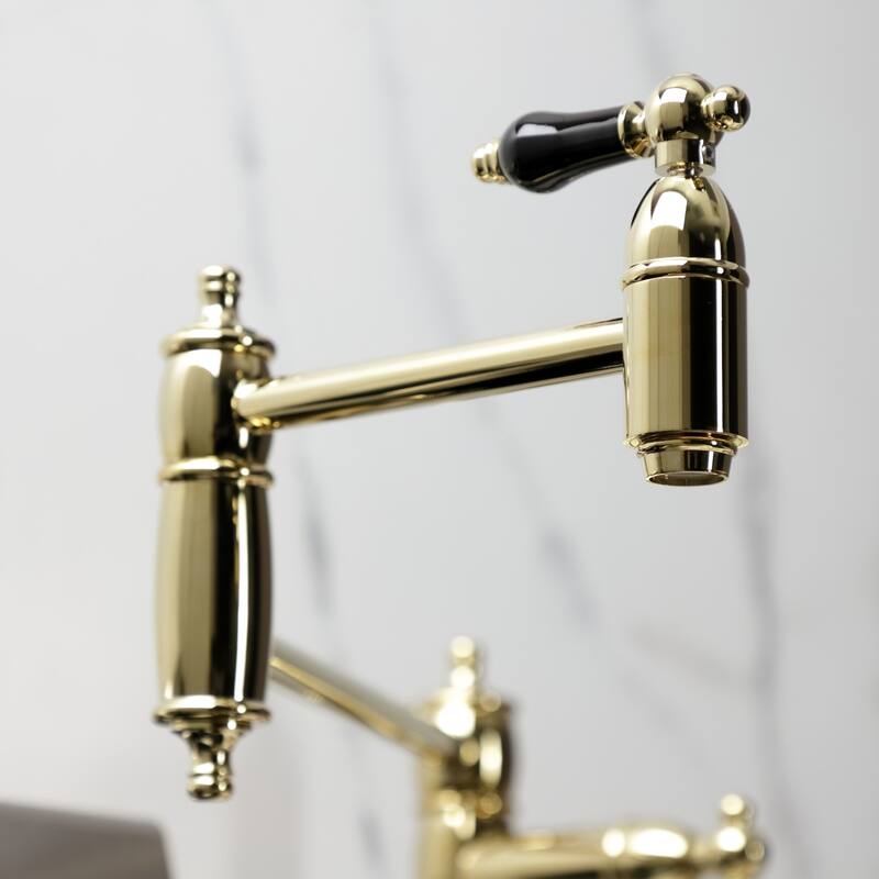 Kingston Brass Duchess Two-Handle 1-Hole Deck Mount Pot Filler Faucet