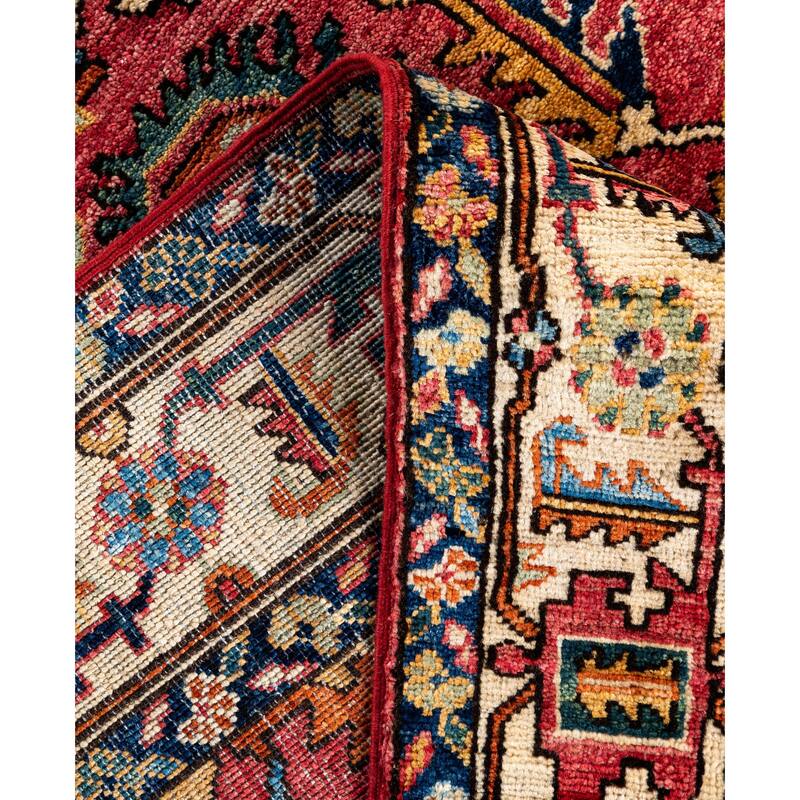 Serapi One-of-a-Kind Hand-Knotted Area Rug - Red - 4' 2" x 5' 10"