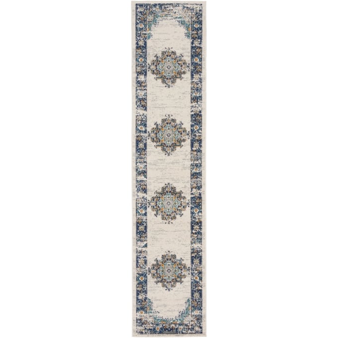 Porch & Den Dobbin Vintage Persian Medallion Farmhouse Area Rug