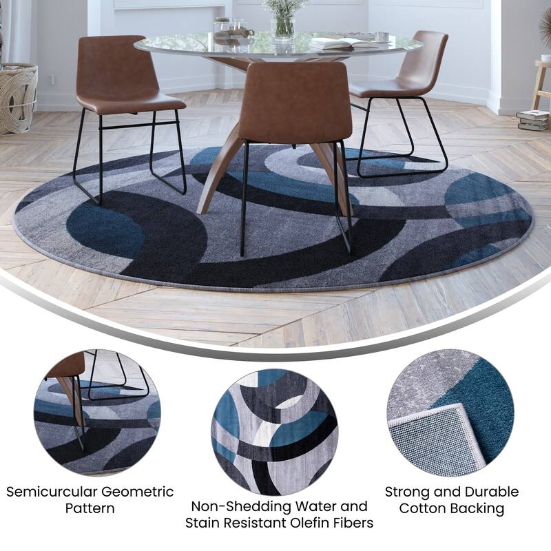 Modern Geometric Design Area Rug