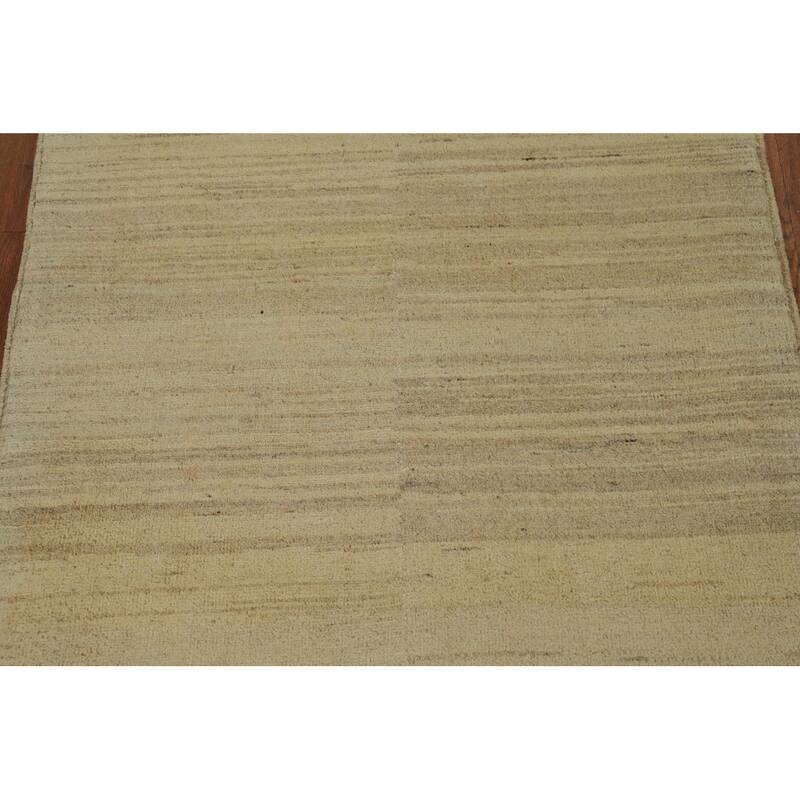 Gabbeh Oriental Accent Rug Hand-Knotted Wool Carpet - 2'9"x 4'2"