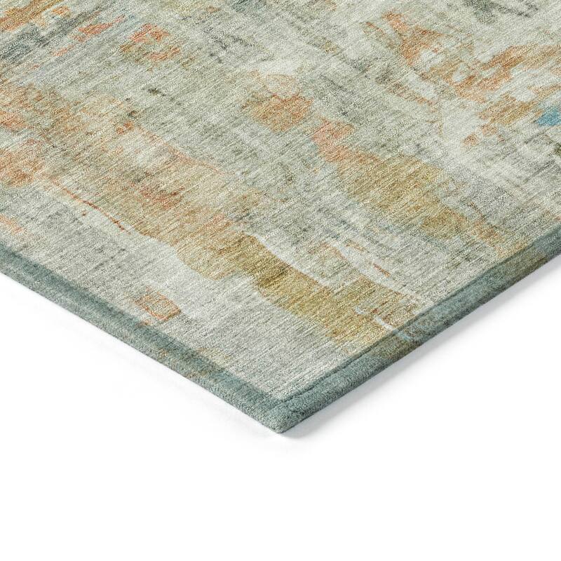 Machine Washable Indoor/ Outdoor Muted Ombre Chantille Rug