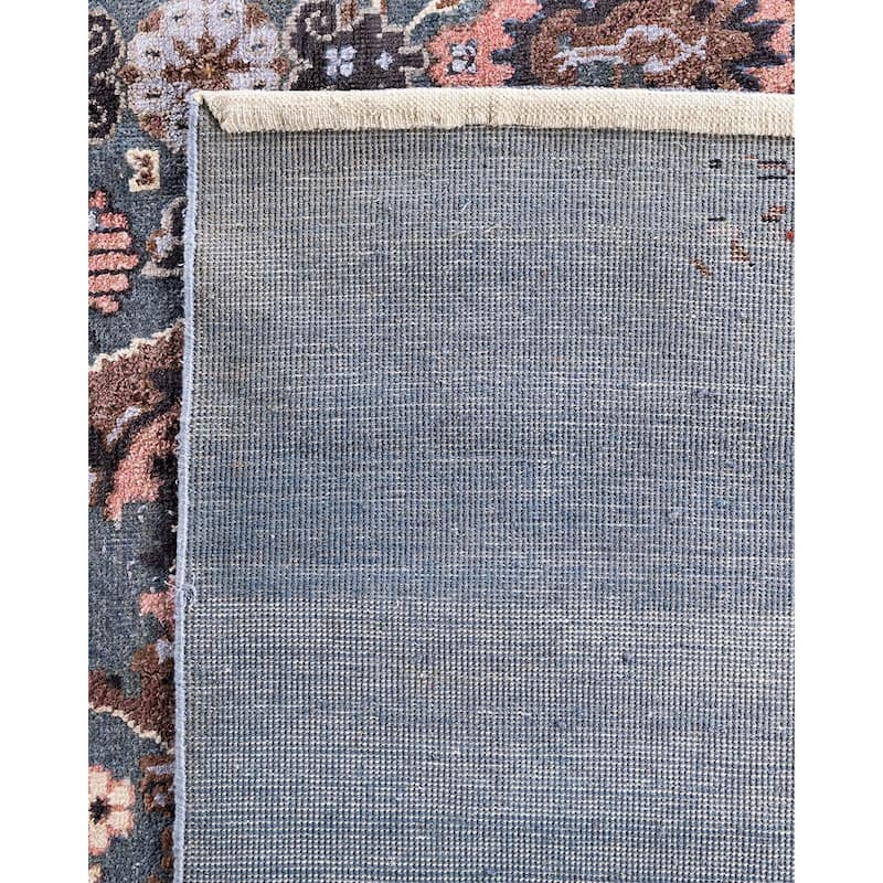 Ikat One-of-a-Kind Hand-Knotted Area Rug, Blue - 8' 10" x 12' 4"