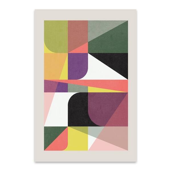 Shop Porto Portugal Abstract Geometric Metal Wall Art Print