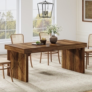 63-inch Dining Table for 6, Wood Kitchen Table - Bed Bath & Beyond ...