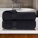 preview thumbnail 64 of 68, Superior Absorbent Zero Twist Cotton Bath Towel (Set of 2) Black