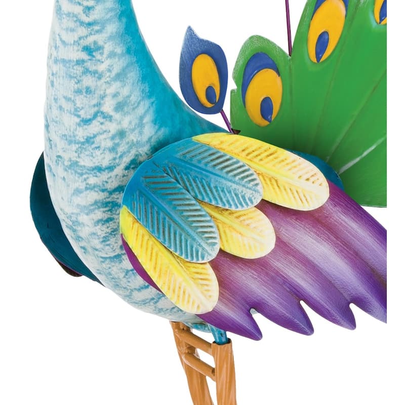 Goofy Bird Stake - Peacock