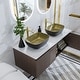 preview thumbnail 8 of 39, Vintage Aluminium Bathroom Vanity With Countertop Sink Copper Faucet Set