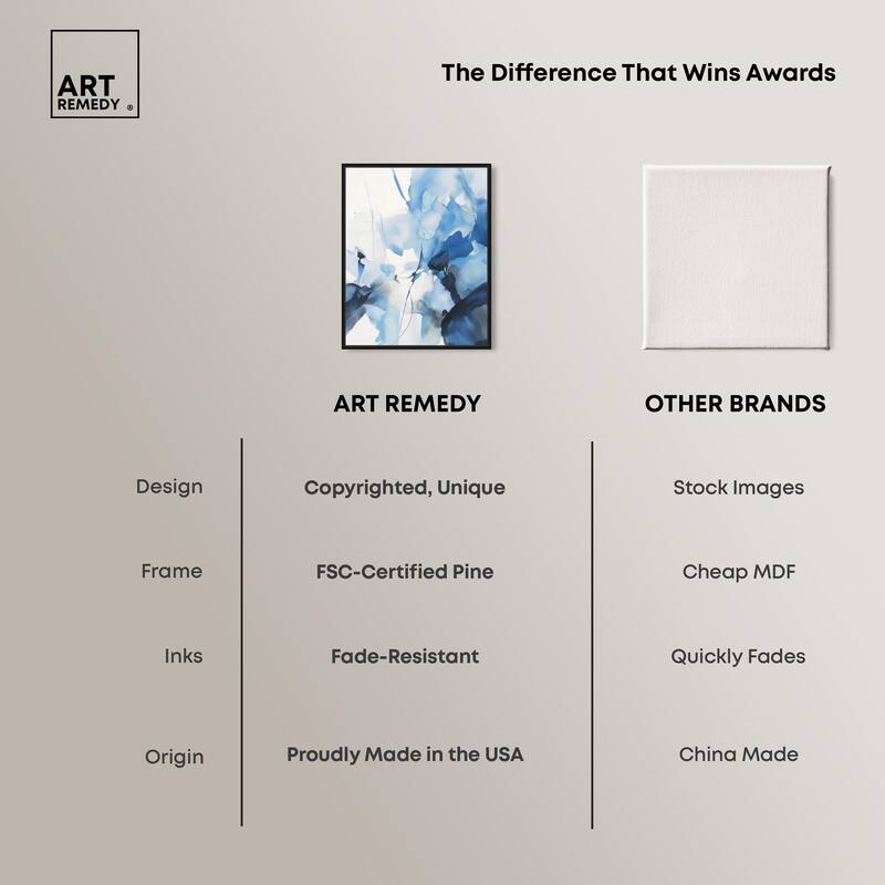 Fleur Bleue II Canvas by Art Remedy