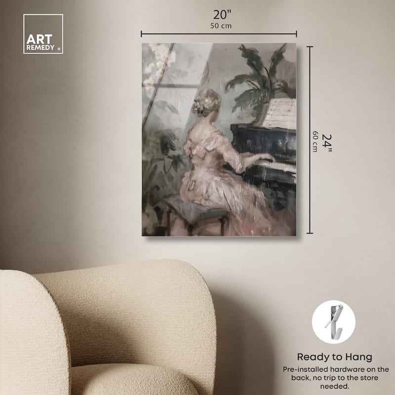 Soft Music Acrylic by Art Remedy, Ready to Hang