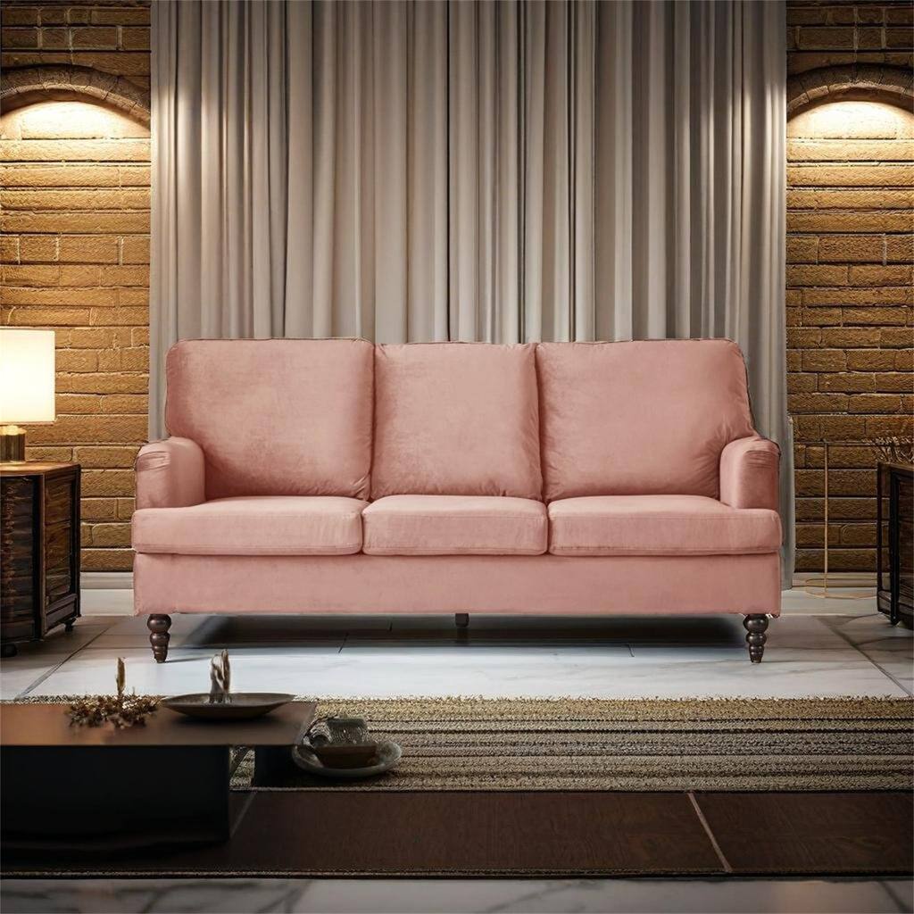 3 Seater Sofa Velvet Couches for Living Room