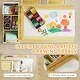 preview thumbnail 12 of 15, Qaba Kids Desk and Chair Set with Paper Roll, Kids Art Table and Chairs Set with Storage Shelves, Activity Craft Table