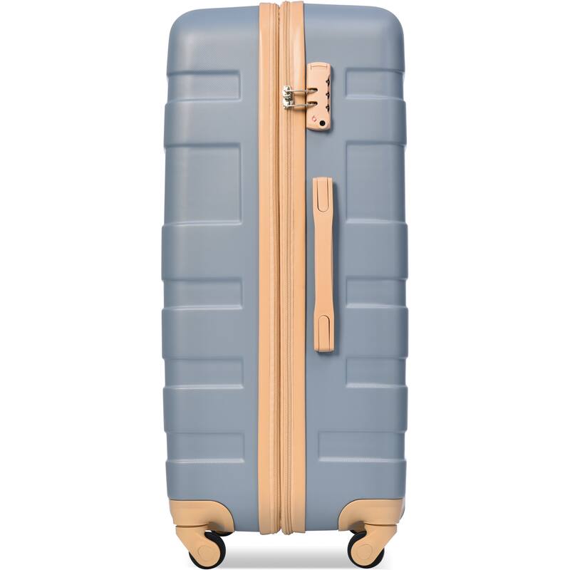 3 Pcs Luggage Set, Expandable ABS Hardshell Suitcases Spinner Wheels with TSA Lock 20''24''28''