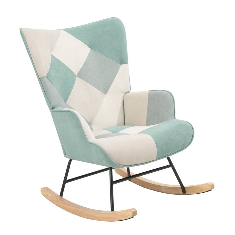 Comfortable Rocking Chair with Ottoman, Ideal for Relaxing in Style and Comfort