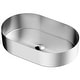 preview thumbnail 13 of 18, Karran Cinox Stainless Steel Oval Vessel Sink Stainless Steel