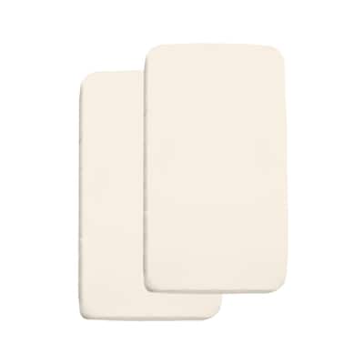 BreathableBaby All-in-One Fitted Sheet & Waterproof Cover for 36" x 18" Cradle Mattress (2-Pack)