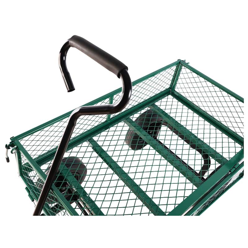 Solid Wheels Tools Cart Wagon Cart Garden Cart
