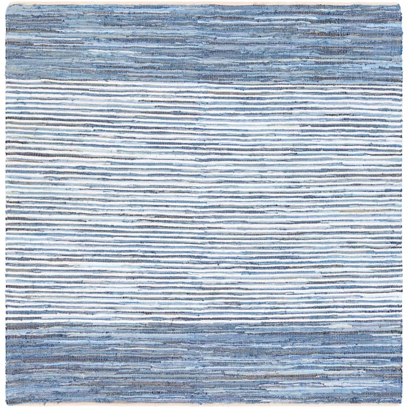 Artistic Weavers Carabello Handmade Casual Denim Stripe Area Rug - 10' Square