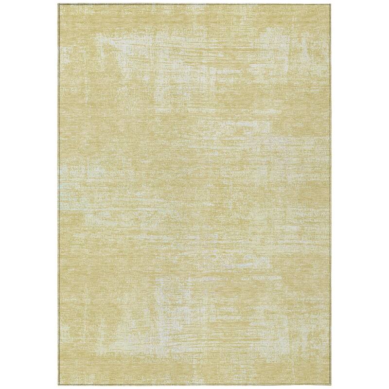 HomeRoots Abstract Transitional Rectangle Outdoor Rug