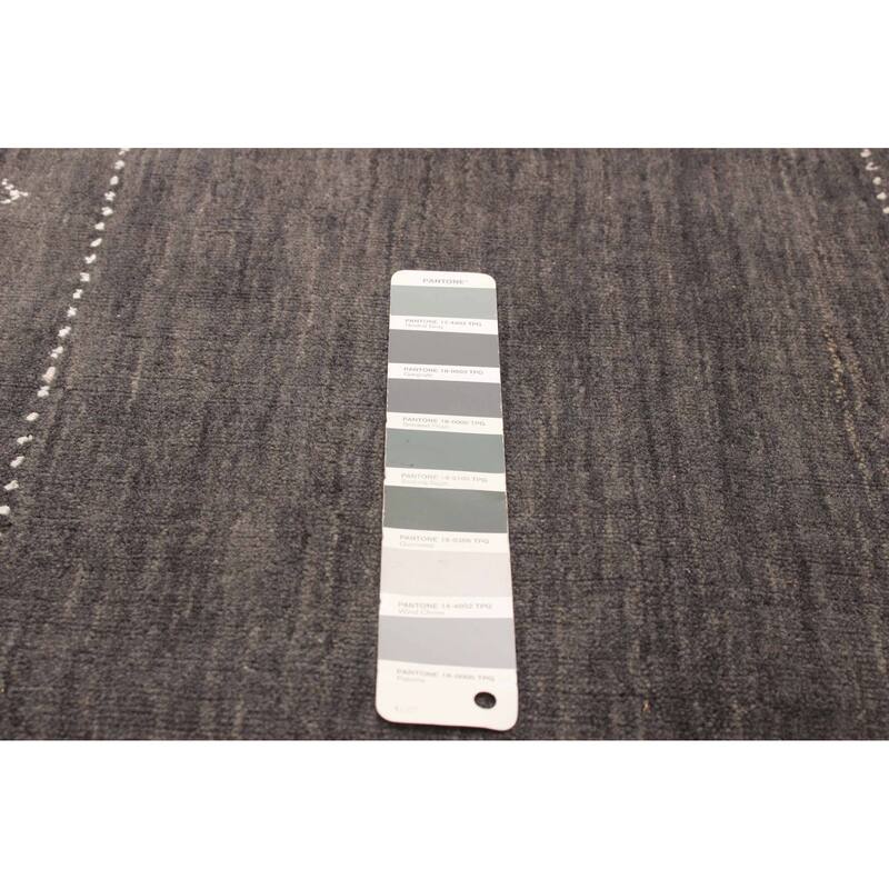 Kashkuli Gabbeh Grey Rug 4'7" x 6'5" - 4'7 x 6'5
