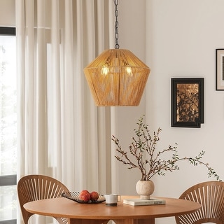 Rope pendant light shade outlet