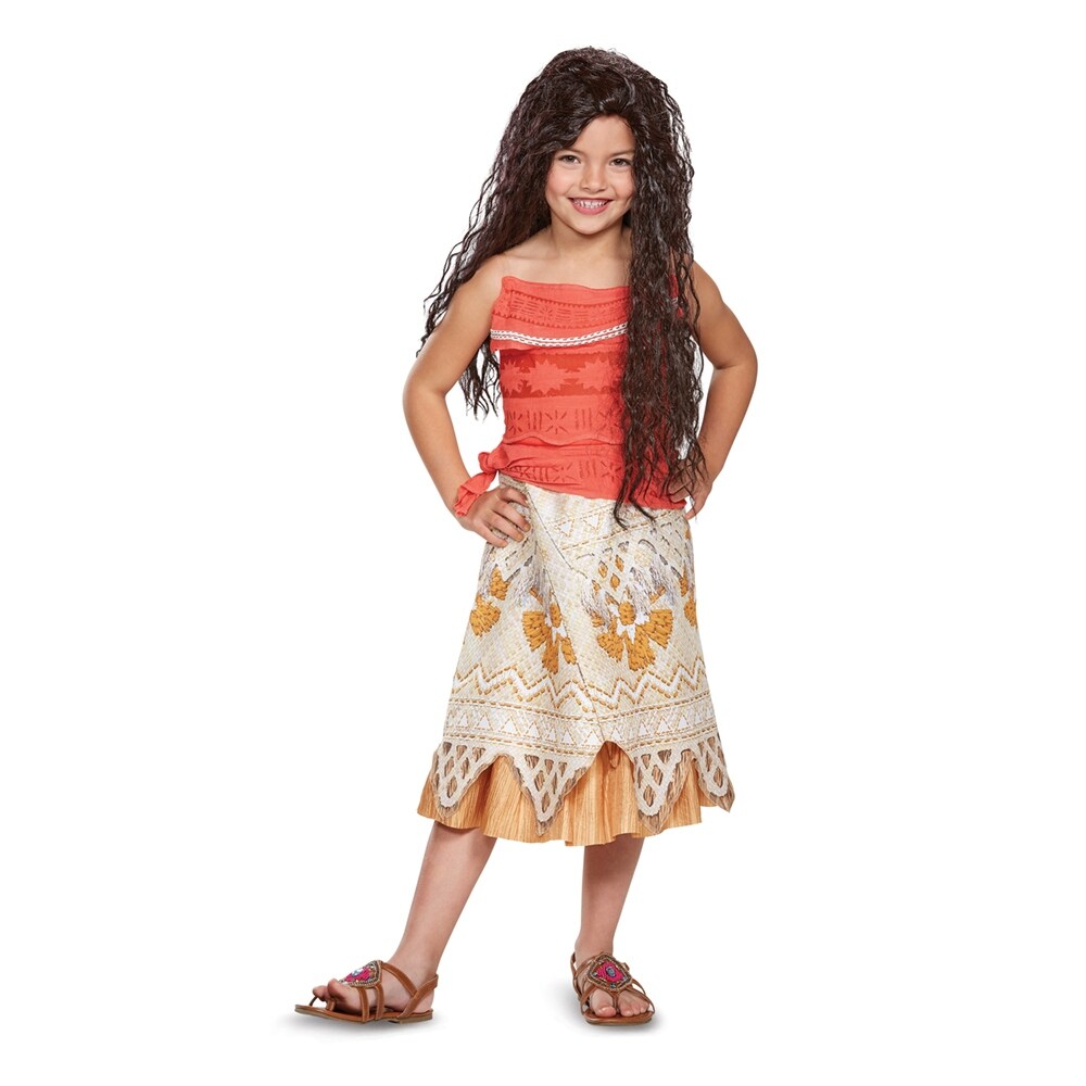 Girls Classic Moana Hawaiian Disney Costume Overstock Girls Classic Moana Hawaiian Disney Costume Overstock