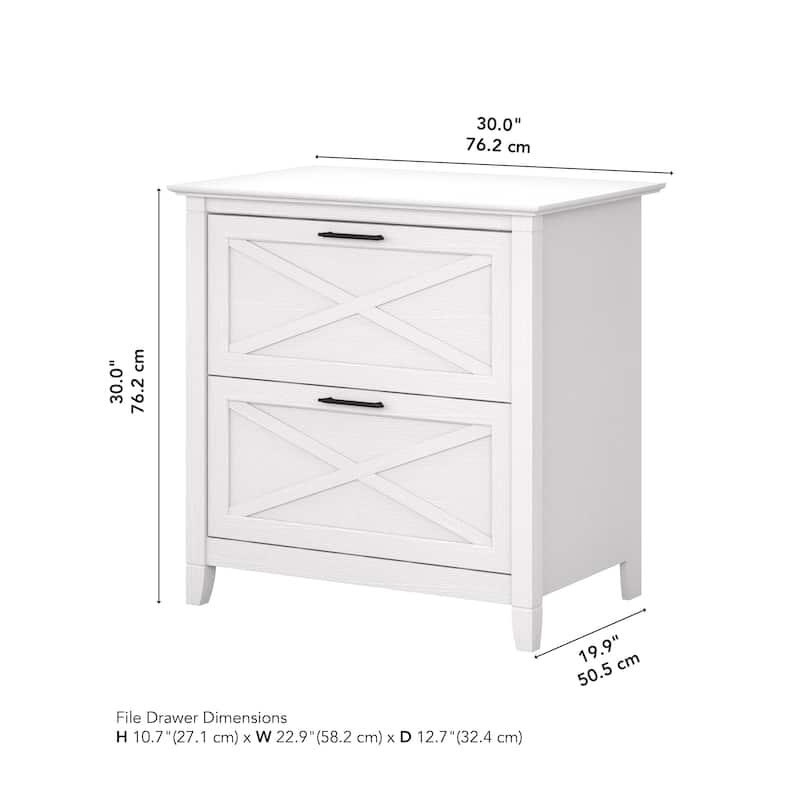 Key West 2 Drawer Lateral File Cabinet by Bush Furniture