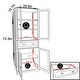 preview thumbnail 13 of 25, VEIKOUS 72 in. H Kitchen Storage Pantry Cabinet Closet with Doors and Adjustable Shelves