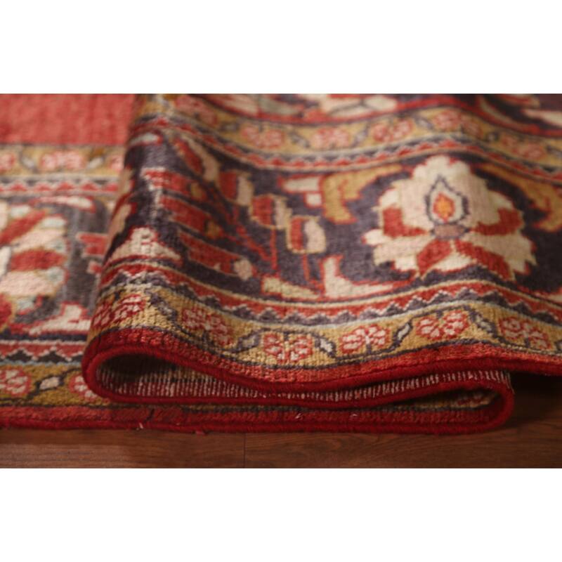 Lilian Persian Vintage Rug Handmade Wool Carpet - 7'3"x 10'3"