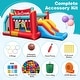 preview thumbnail 9 of 11, 5-in-1 Ice Cream Inflatable Bounce House Ideal for Birthdays, Holidays or Summer Celebrations - 187" x 88" x 79" (L x W x H)