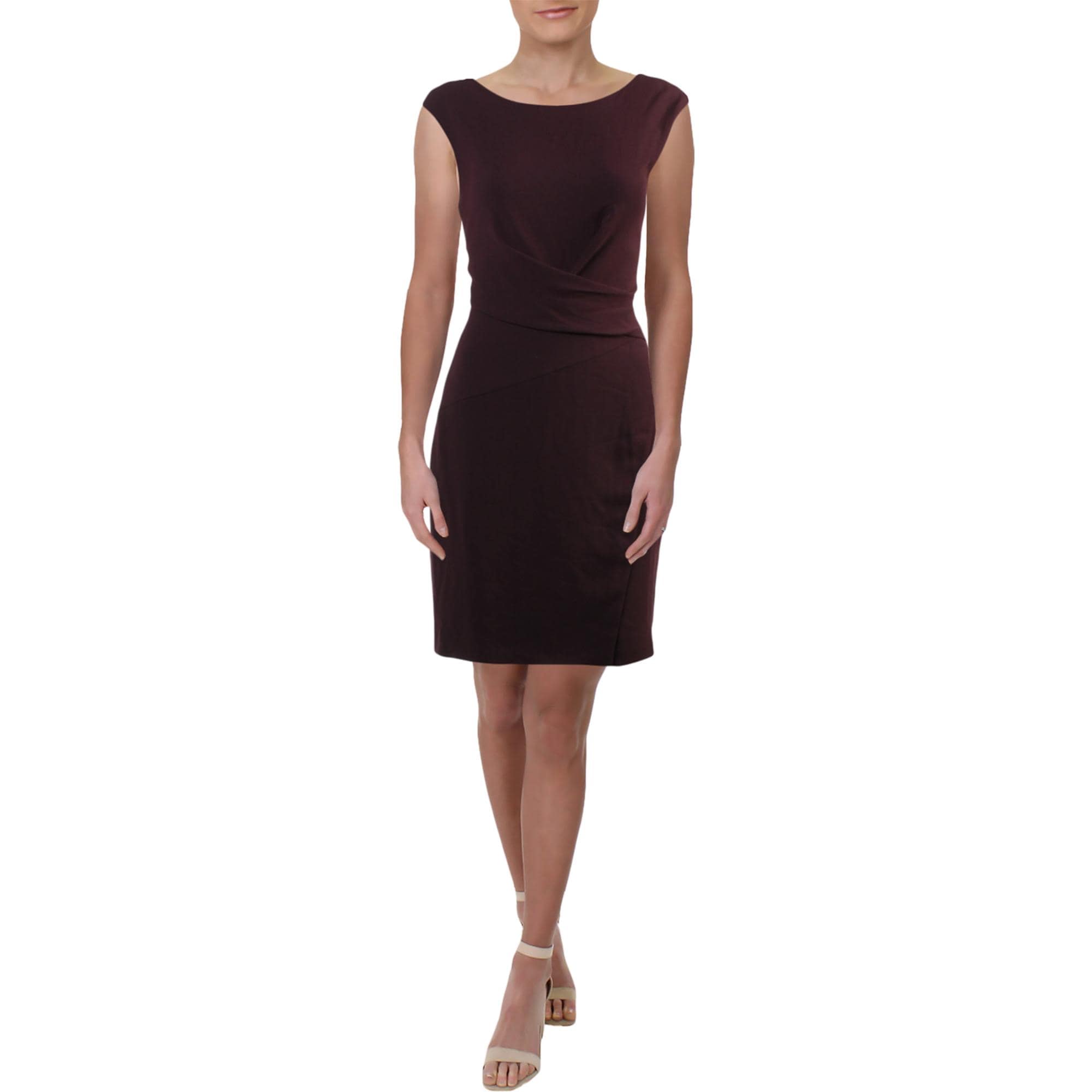 wrap cutout mini dress