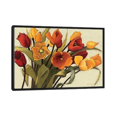iCanvas "Tulip Time" by Shirley Novak Framed Canvas Print