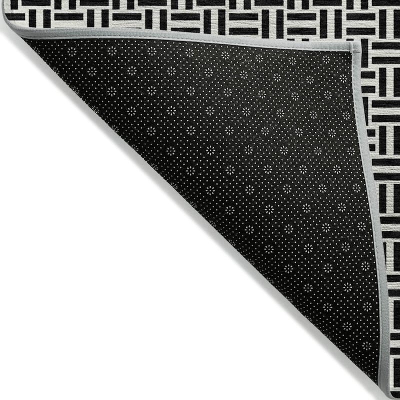 Machine Washable Indoor/ Outdoor Chantille Contemporary Casual Rug