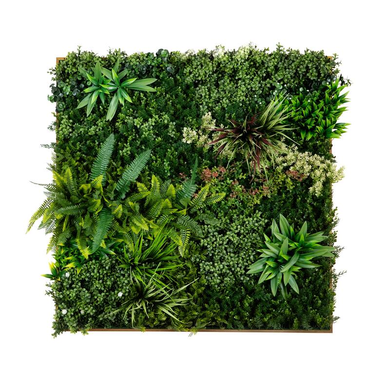 Madagascar Forest Artificial Framed Living Wall Panel - 38"
