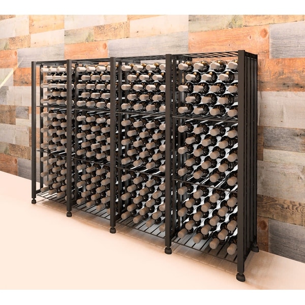 VintageView CC-BIN-S4-K Case and Crate 192 Bottle Capacity 3-1/2 Foot Tall Free Standing Wine Bin