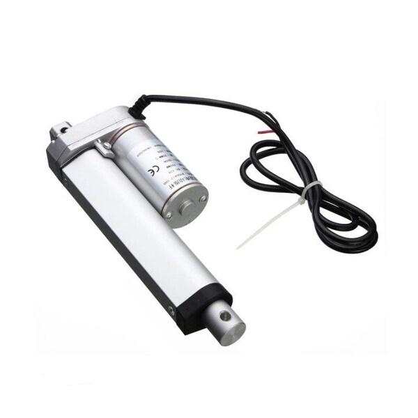 DC 12V/24V 100mm Stroke 4000N 20MM/s Linear Actuator - Silver