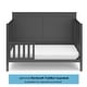 preview thumbnail 28 of 28, Storkcraft Alpine 4-in-1 Convertible Crib - Easily Converts to Toddler Bed, Daybed, or Full Bed, JPMA Certified, 1-Year Warranty