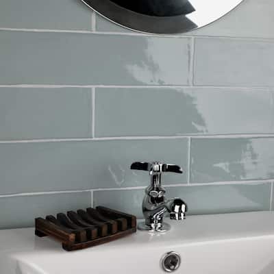 Merola Tile Chester Acqua 3" x 12" Ceramic Wall Tile